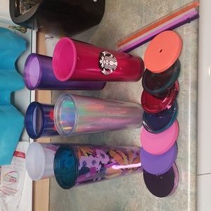 Starbucks Venti cold cups